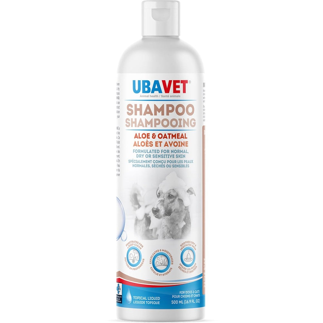 Ubavet Aloe and Oatmeal Shampoo for Dogs and Cats 500ml