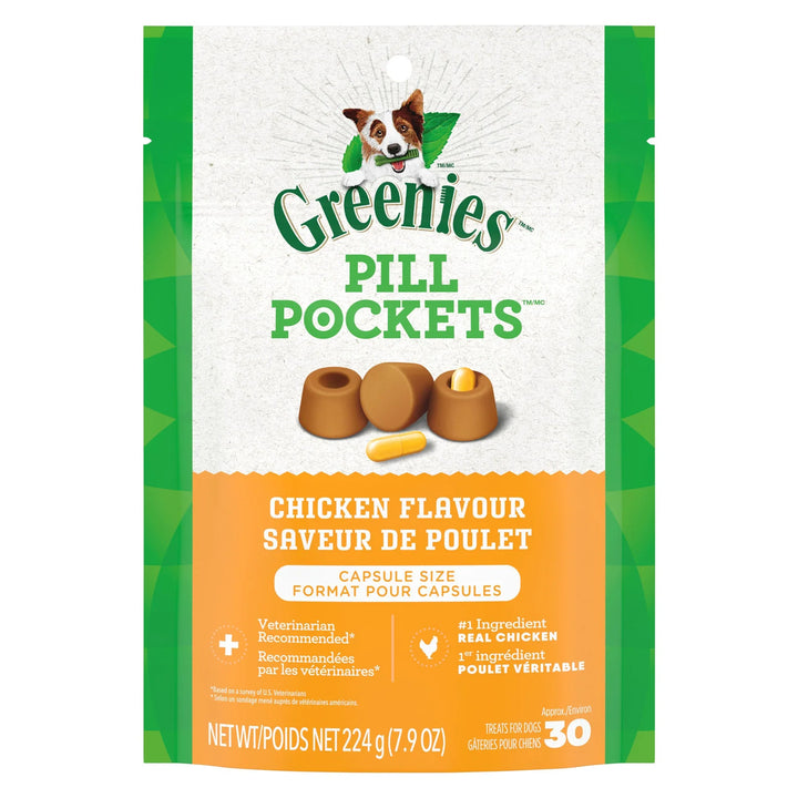 Greenies Pill Pockets capsule size for dogs 224 g