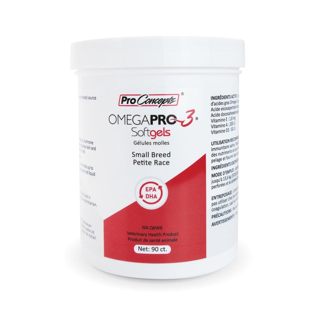 ProConcepts OmegaPro-3 Omega-3 Softgels for Small Breed Dogs