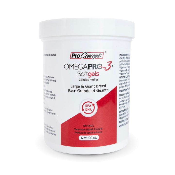 ProConcepts OmegaPro-3 Omega-3 Softgels for Large &amp; Giant Breed Dogs