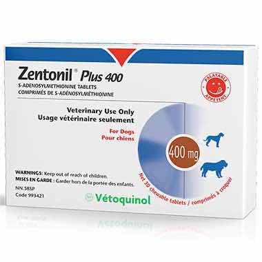 Zentonil Plus 400mg Liver Support Supplement for Dogs &amp; Cats - 30 Tablets