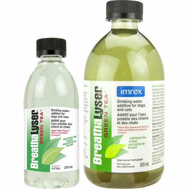 ImRex BreathaLyser Green Tea Drinking Water Additive for Dogs &amp; Cats