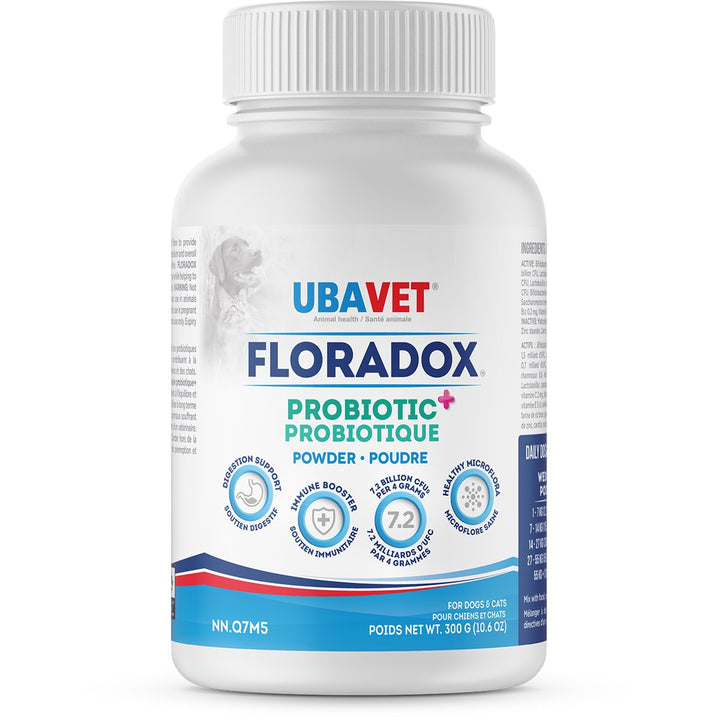Ubavet Floradox Probiotic Powder for Dogs and Cats
