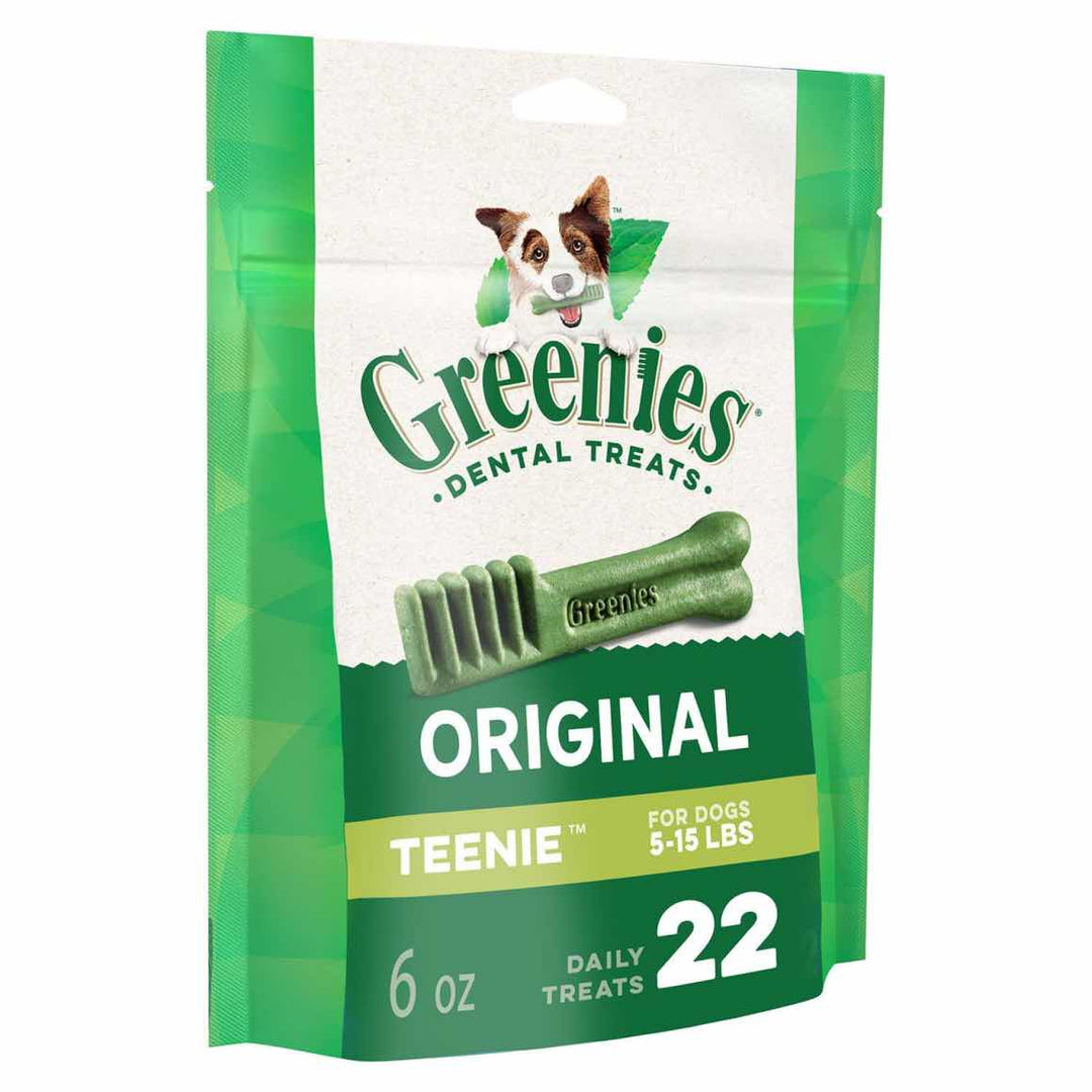 Greenies Dental Treats for Dogs Original 22 Teenie Chews