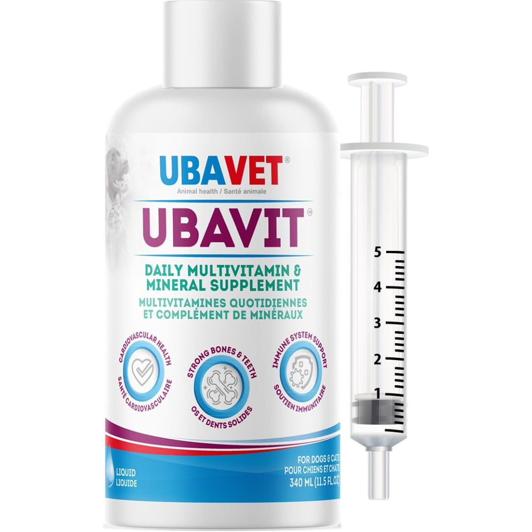 Ubavet Ubavit Apple Liquid Vitamin Supplement for Pets - 340ml