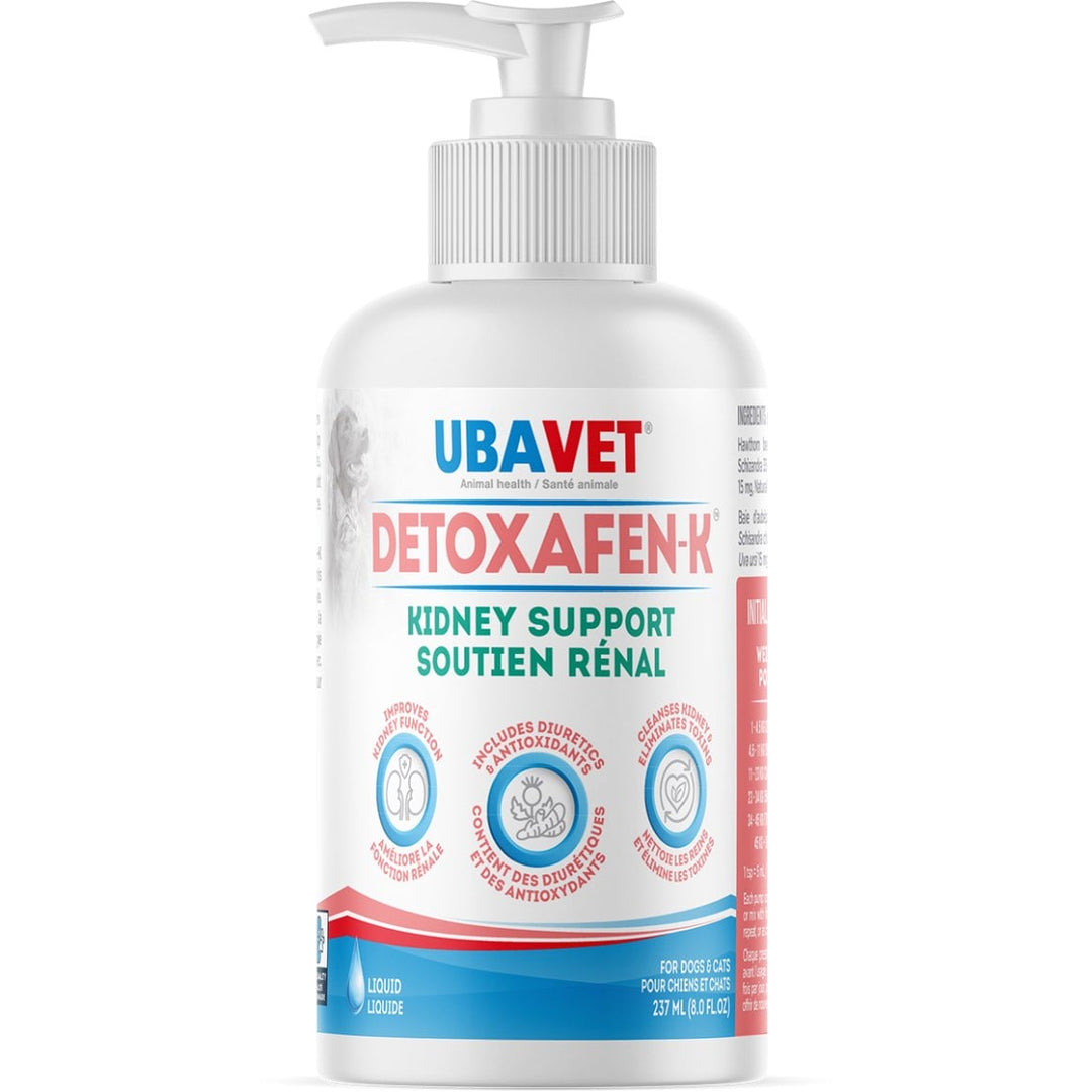 Ubavet Detoxafen-K Original Liver &amp; Kidney Support for Dogs &amp; Cats 237ml