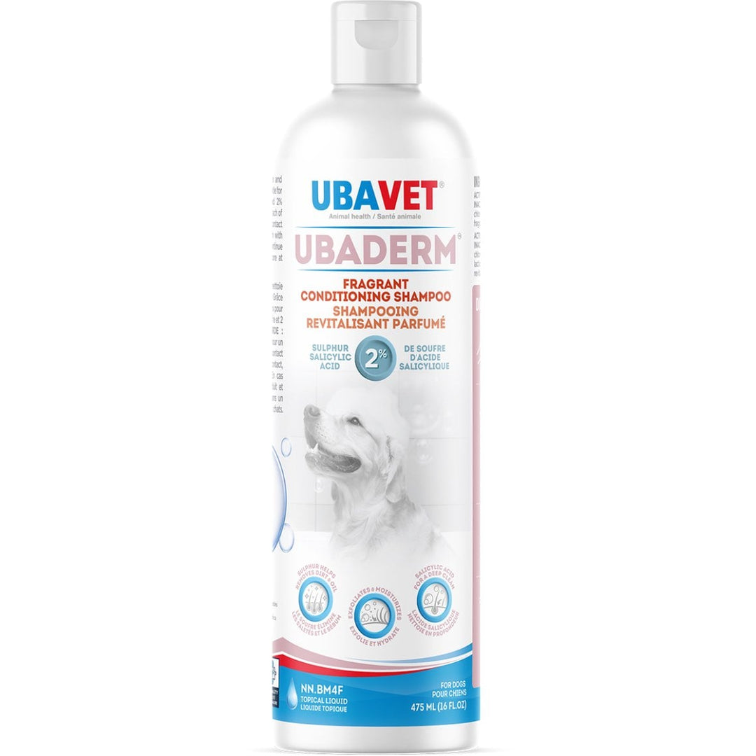 Ubavet Ubaderm Medicated Shampoo for Dogs &amp; Cats 475ml