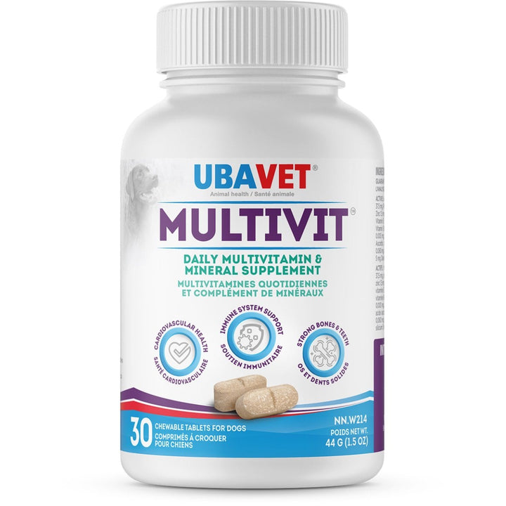 Ubavet MultiVit Chicken Flavored Vitamin Tablets for Dogs &amp; Cats