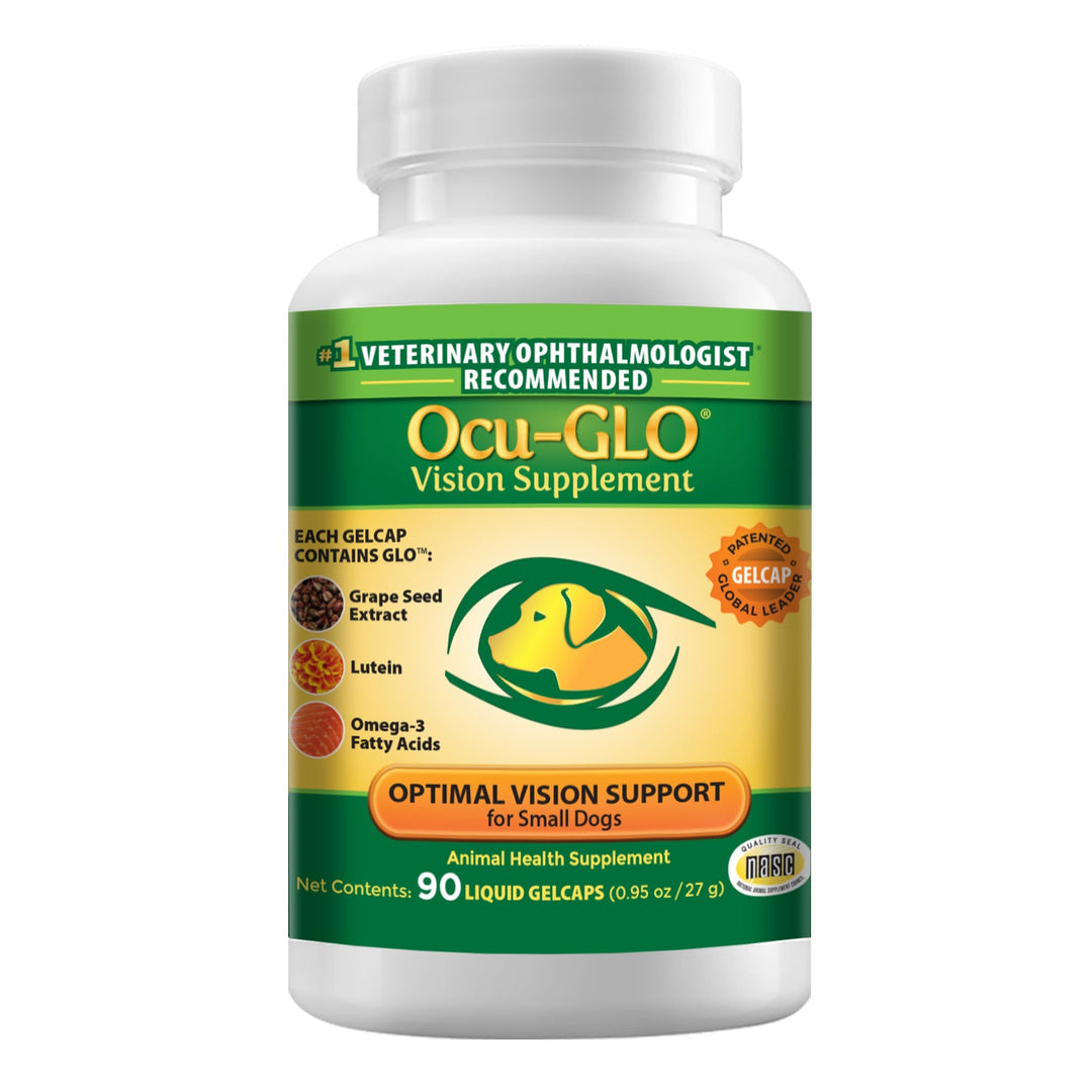 Animal Necessity Ocu-GLO Vision Support Gelcaps for Small Dogs, 90 Capsules