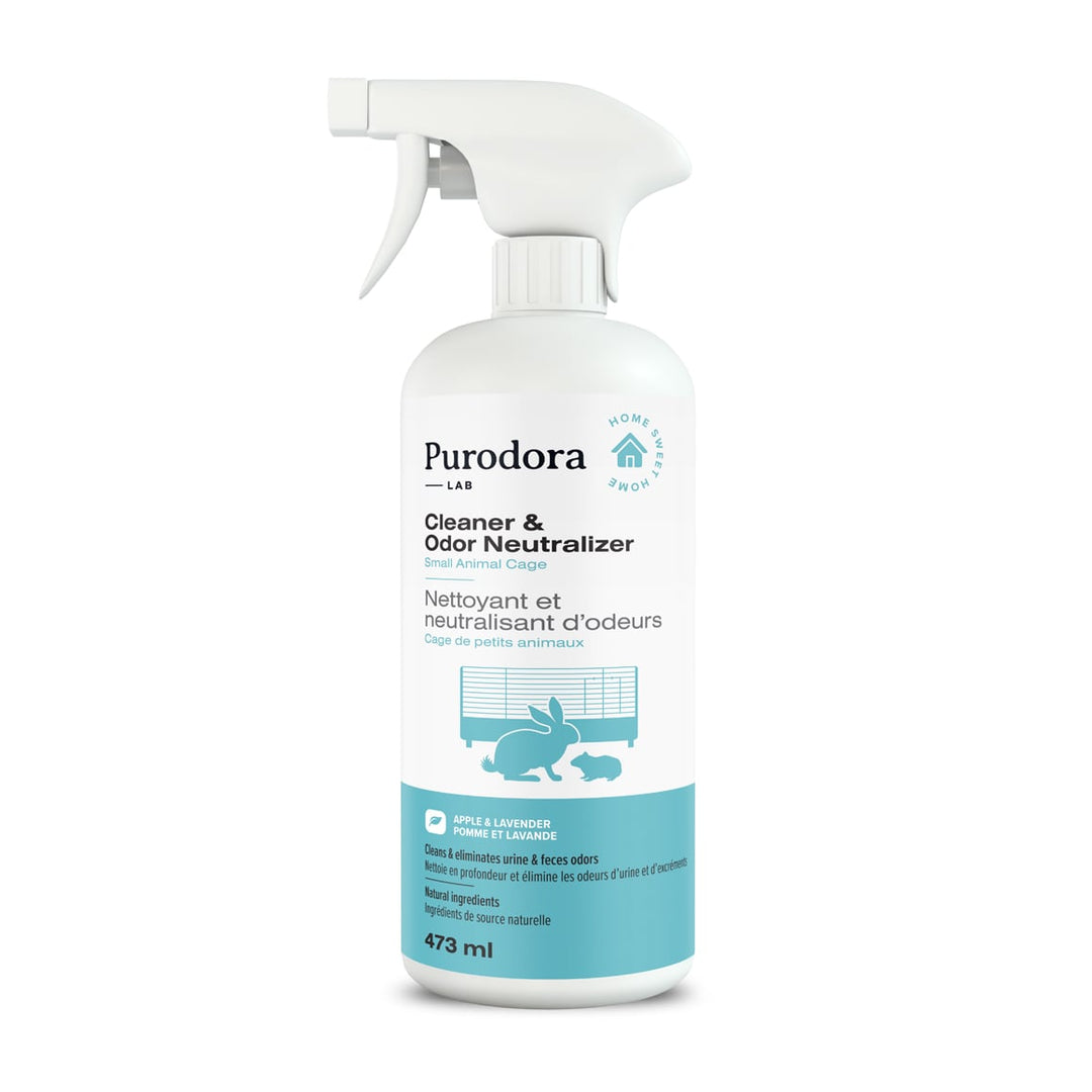 Purodora Cage Cleaner &amp; Odor Neutralizer for Small Animals 473ml
