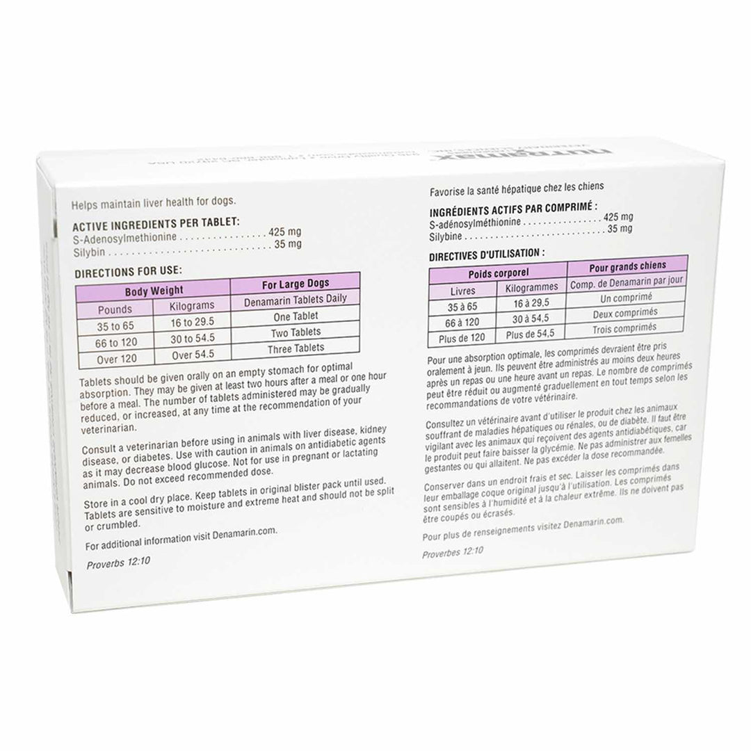 Denamarin Coated Tablets for Large Dogs 425mg, 30 Tablets