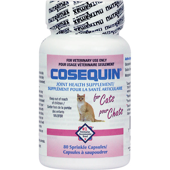 Nutramax Cosequin Joint Supplement for Cats 125mg - 80 Capsules