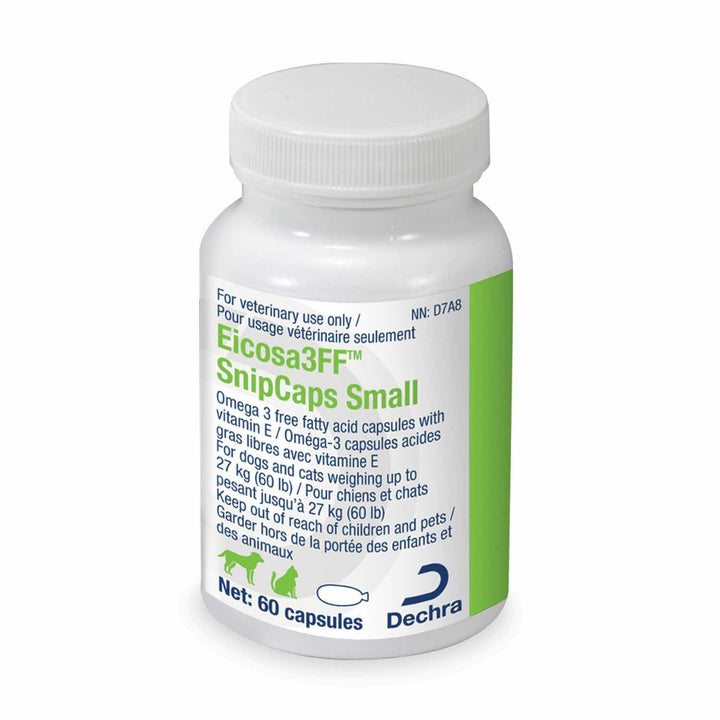Dechra Eicosa3FF Omega-3 Fatty Acid Supplement for Dogs &amp; Cats - 60 Gel Capsules