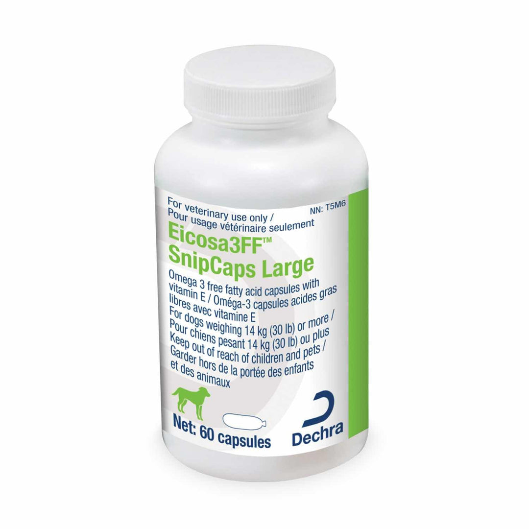 Dechra Eicosa3FF Omega-3 Fatty Acid Supplement for Dogs &amp; Cats - 60 Gel Capsules