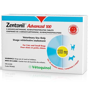 Vetoquinol Zentonil Advanced Tablets for Dogs &amp; Cats - 30 Count