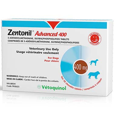 Vetoquinol Zentonil Advanced Tablets for Dogs &amp; Cats - 30 Count