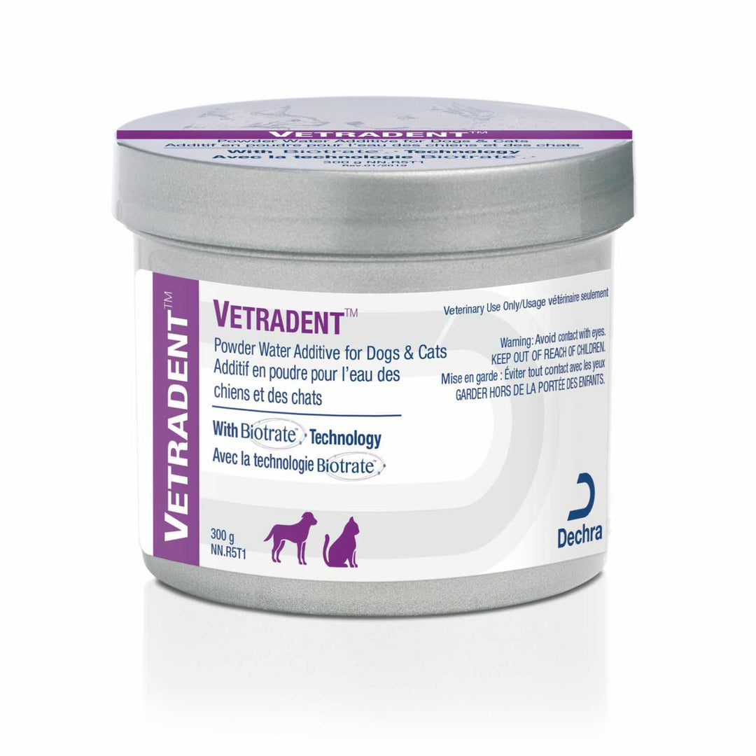 Vetradent Powder Water Additive for Dogs &amp; Cats, 300g