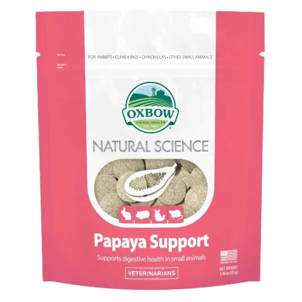 Oxbow Natural Science Papaya Support Supplement Small Animals 33g