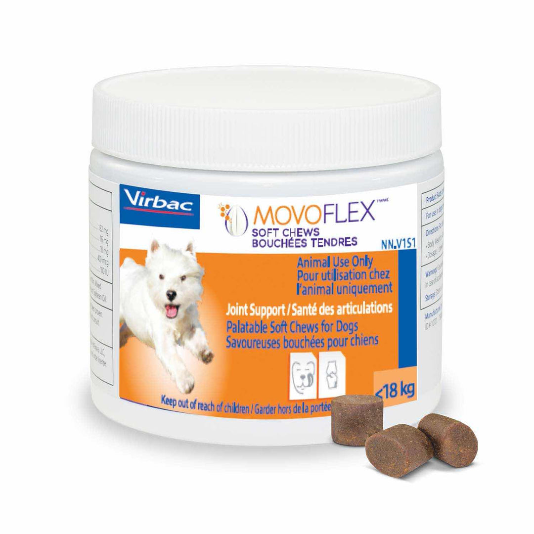 Virbac Movoflex Small Dog Joint Support Chicken Chews - 30 Count