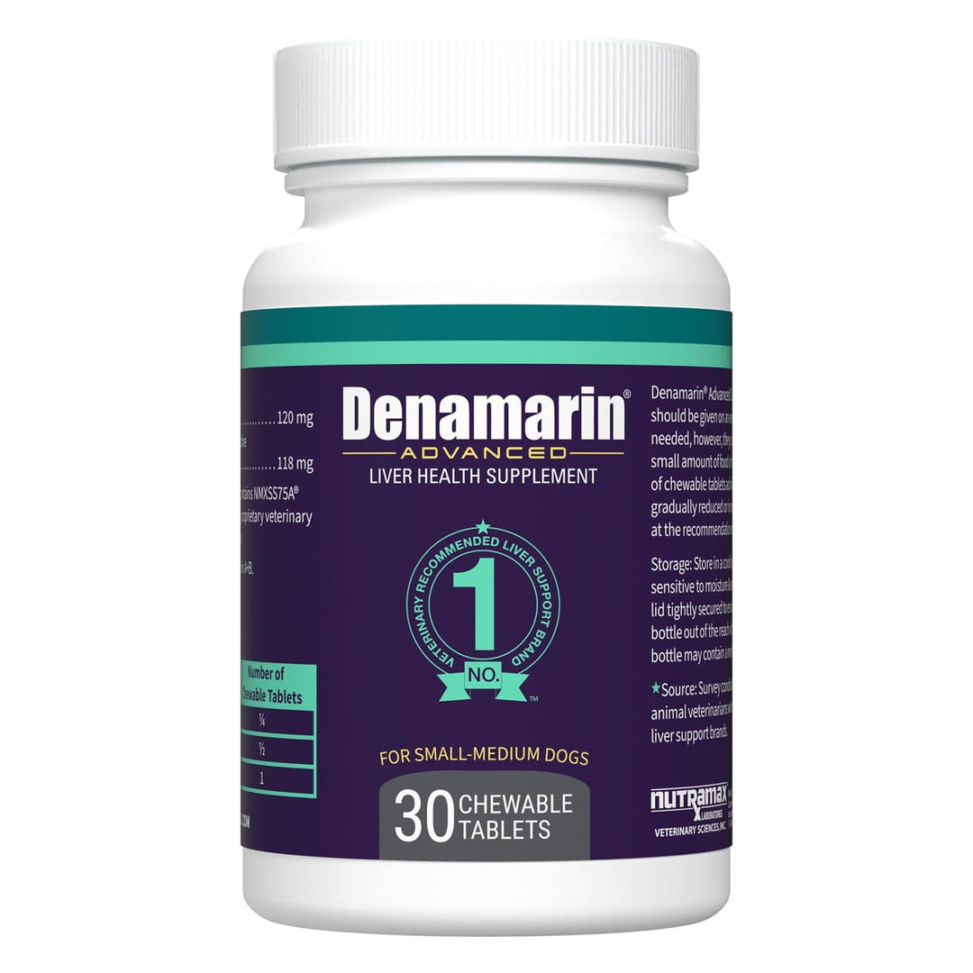 Nutramax Denamarin 120 mg Advanced Chewable for Dogs 30 Tablets