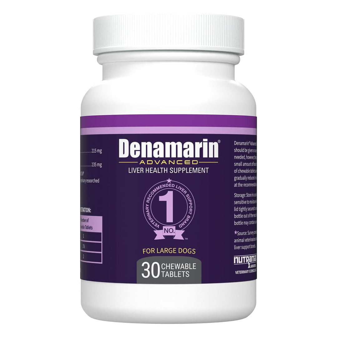 Nutramax Denamarin 215 mg Advanced Chewable for Dogs - 30 Tablets
