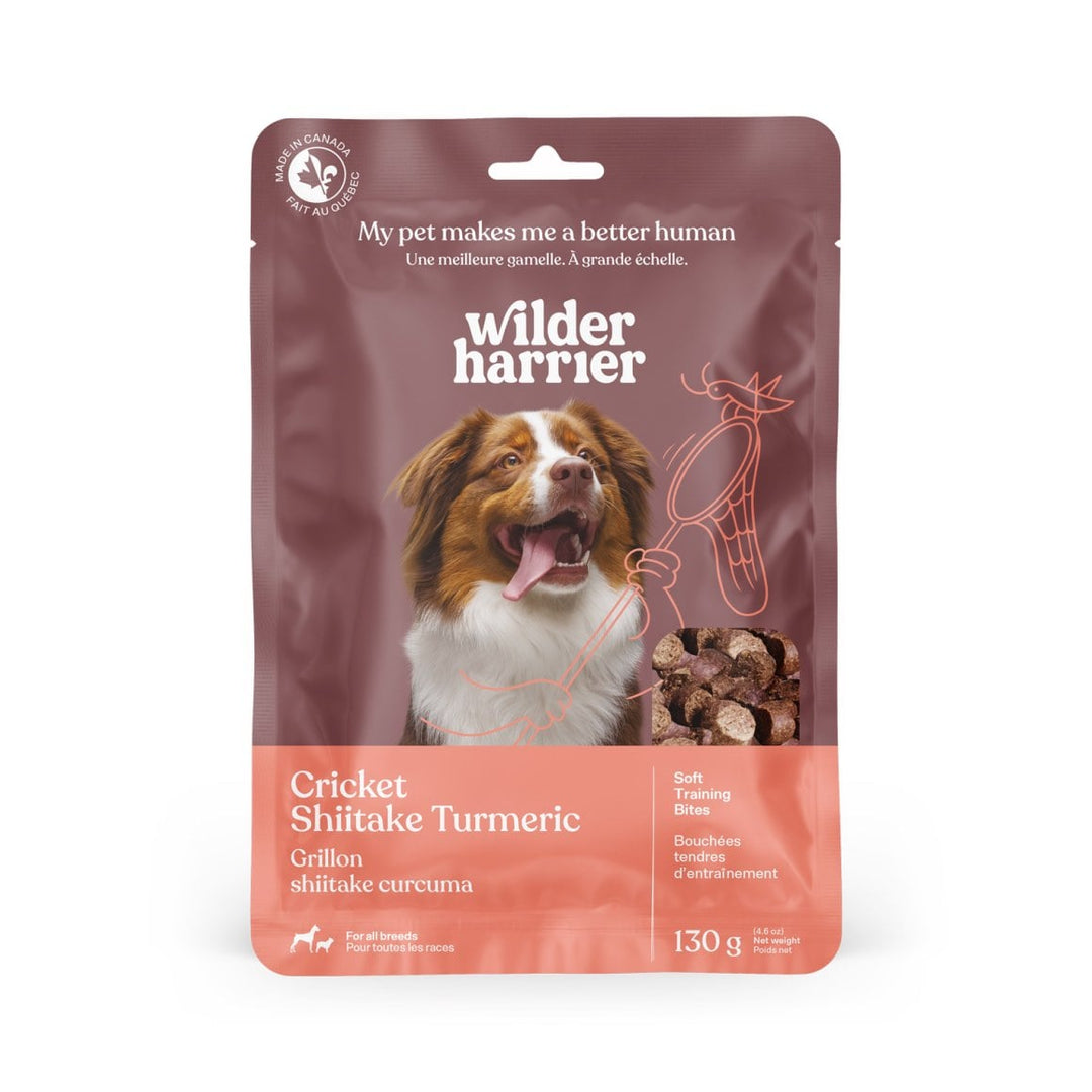Wilder Harrier Cricket, Shiitake &amp; Turmeric Dog Training Treats 130g