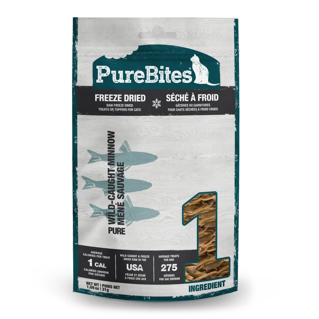 PureBites Freeze-Dried Minnow Cat Treats 31g