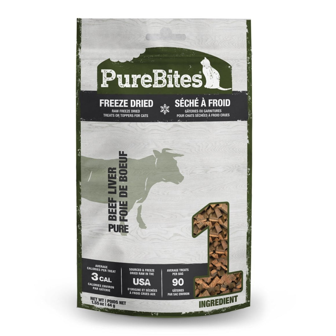 PureBites Freeze-Dried Beef Liver Cat Treats 44g