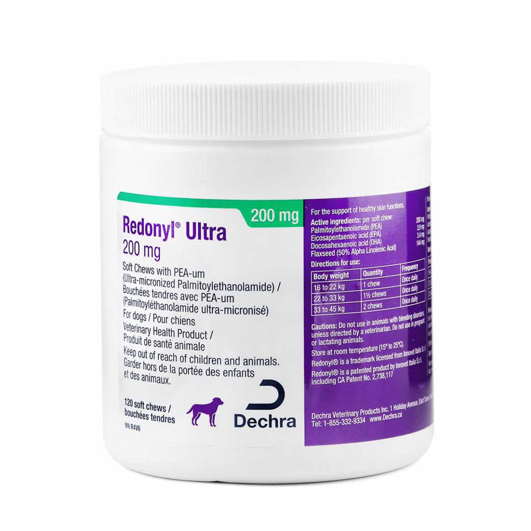 Dechra Redonyl Ultra 120 Chews 200mg - Skin Support for Dogs