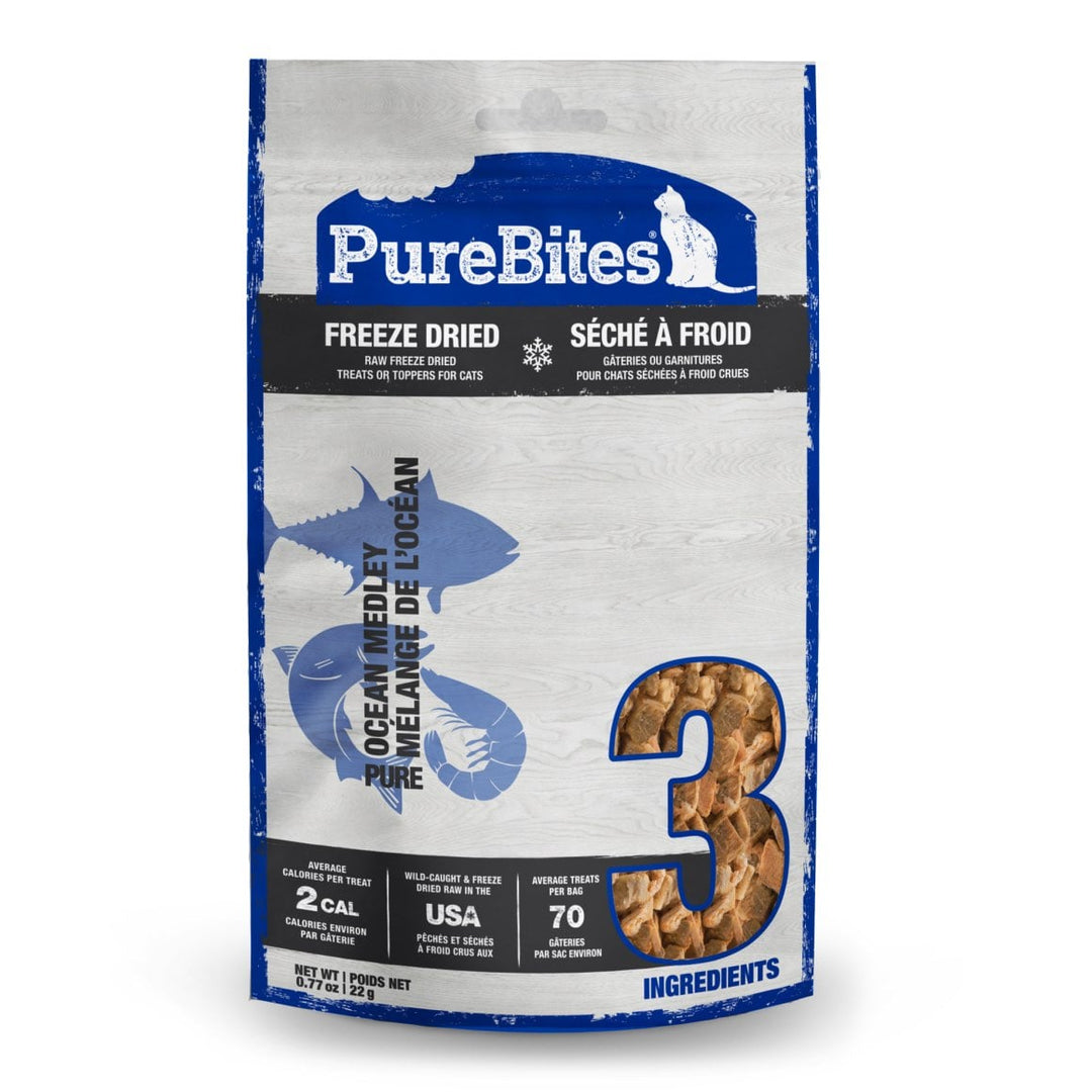 PureBites Freeze-Dried Cat Treats Ocean Medley 22g
