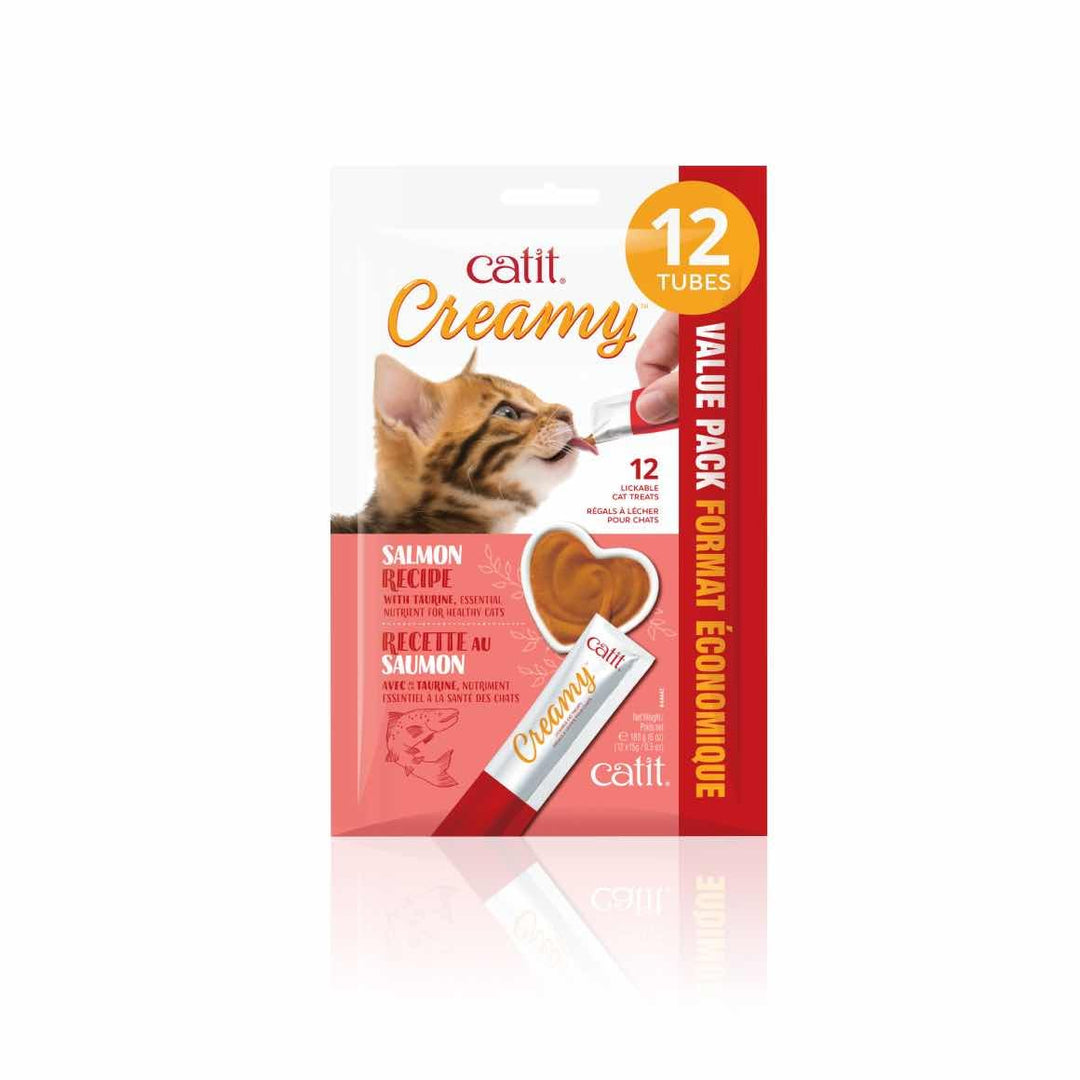 Catit Creamy Lickable Cat Treats Salmon 12 Pack