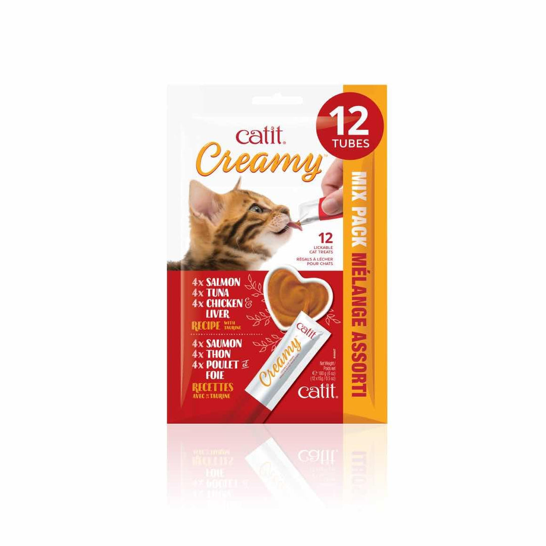 Catit Creamy Lickable Cat Treats Multipack 12 Pack
