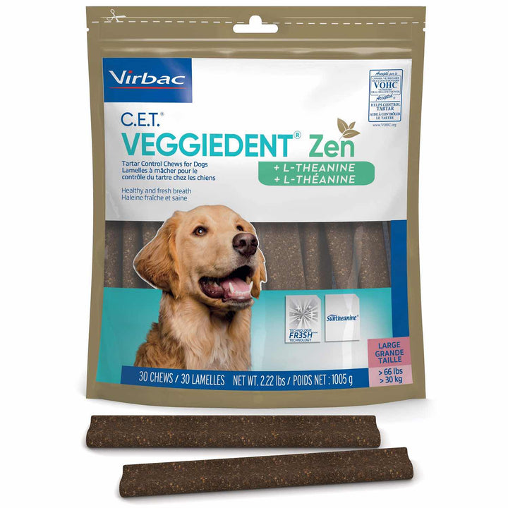 C.E.T. VeggieDent ZEN chews for dogs