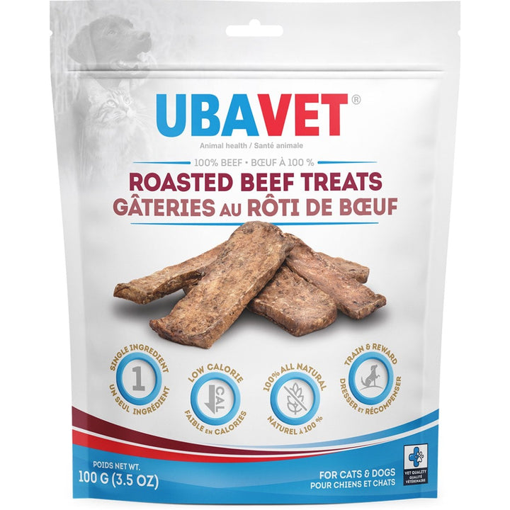 Ubavet Roasted Beef Treats for Dogs