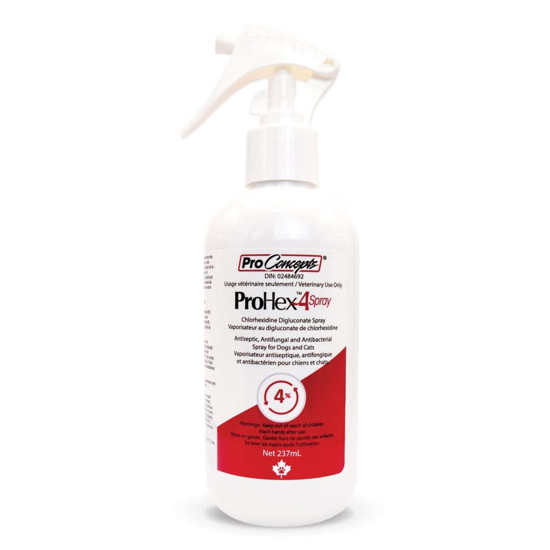 ProConcepts ProHex-4 Antibacterial Antifungal Spray for Dogs &amp; Cats 237ml