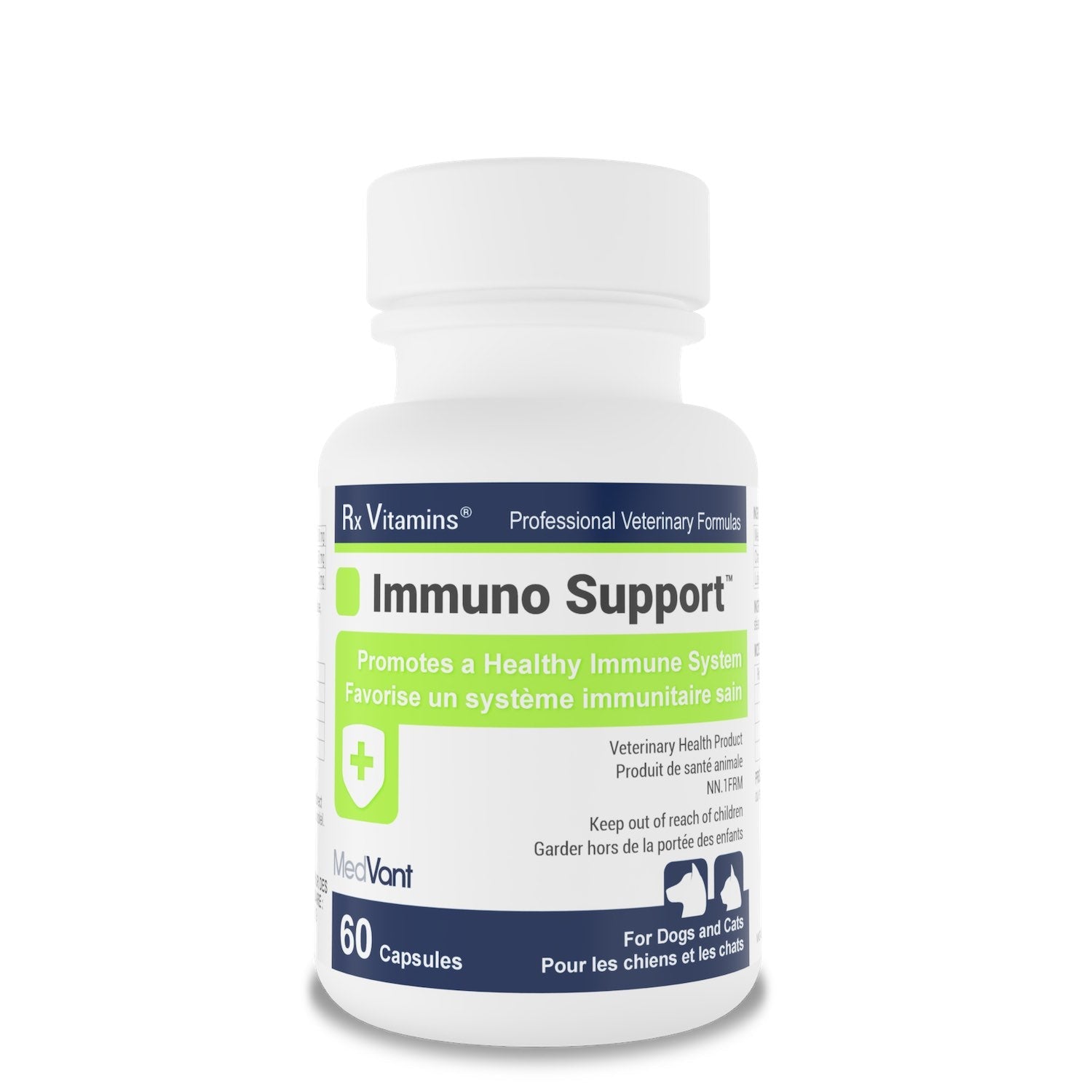 Rx Vitamins Immuno Support immune capsules for dogs and cats