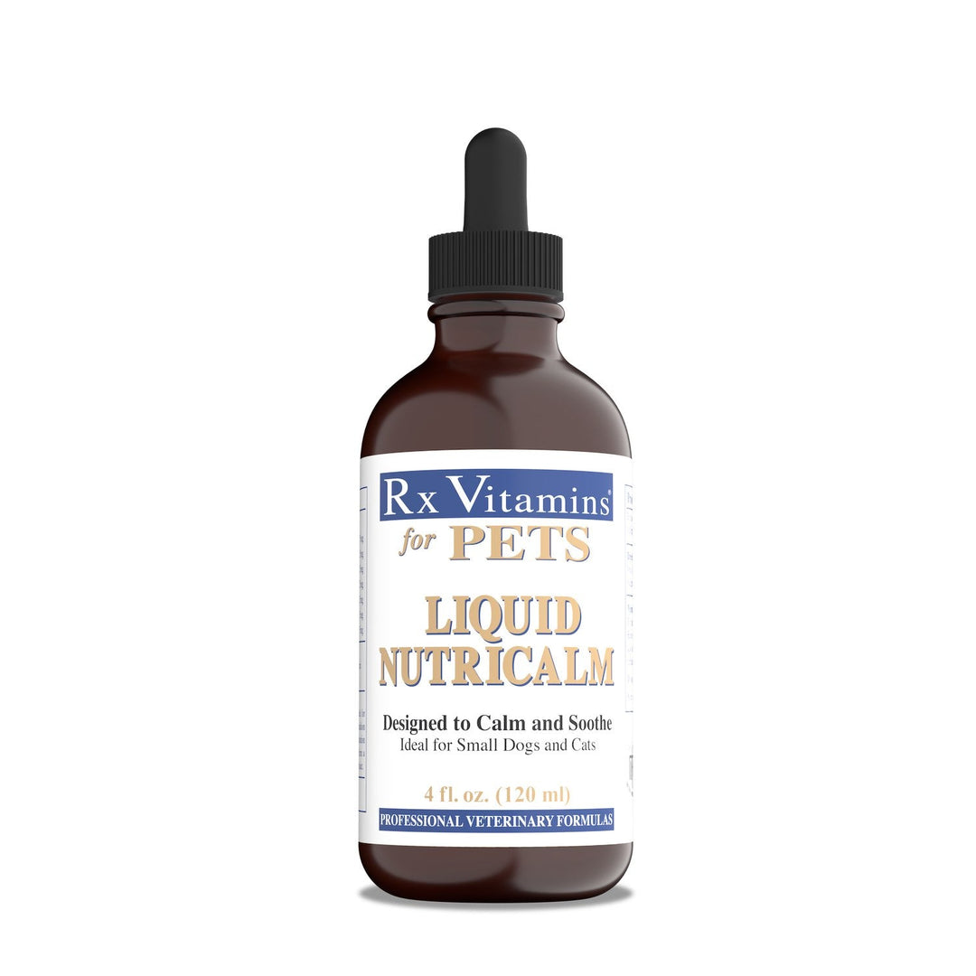 Rx Vitamins Liquid NutriCalm herbal calming liquid for dogs and cats 120ml bottle