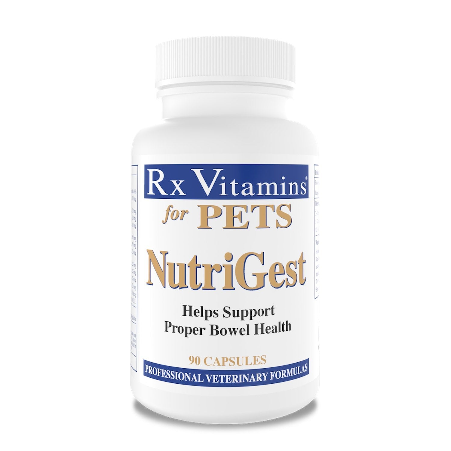 Rx Vitamins NutriGest digestive support powder for dogs and cats canister