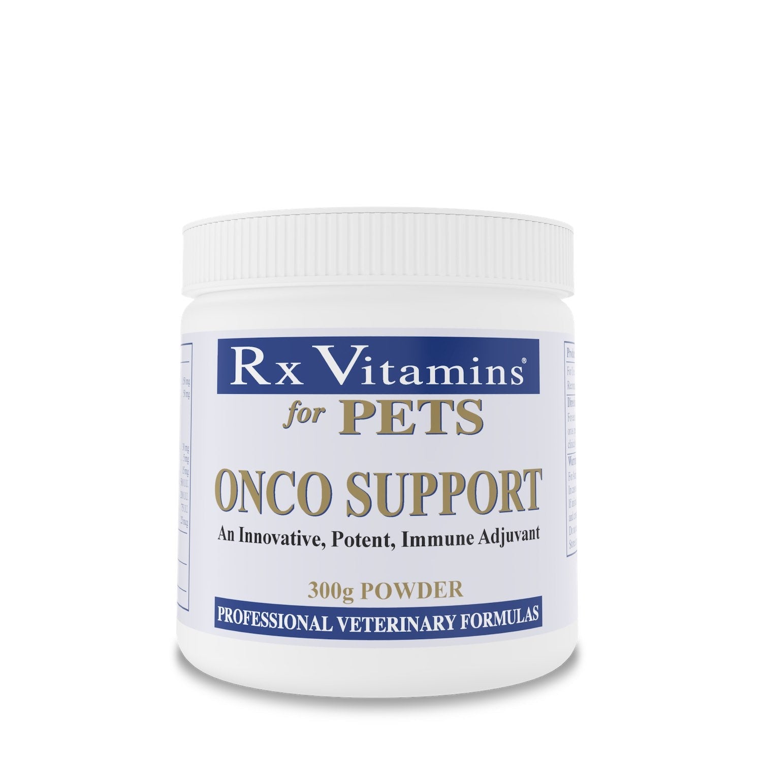 Rx Vitamins Onco Support nutritional powder for dogs and cats undergoing cancer treatment