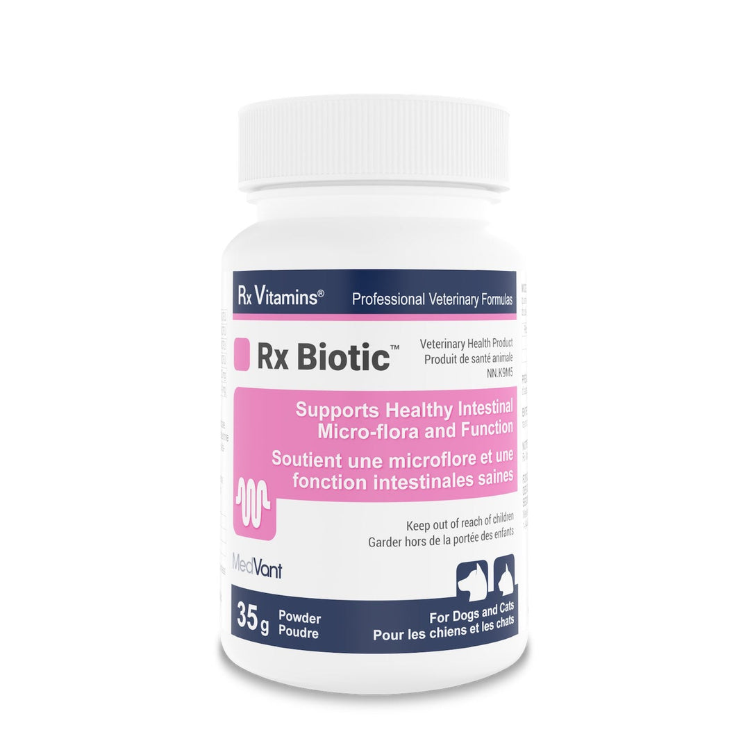 Rx Vitamins Rx Biotic multi-strain probiotic powder for dogs and cats