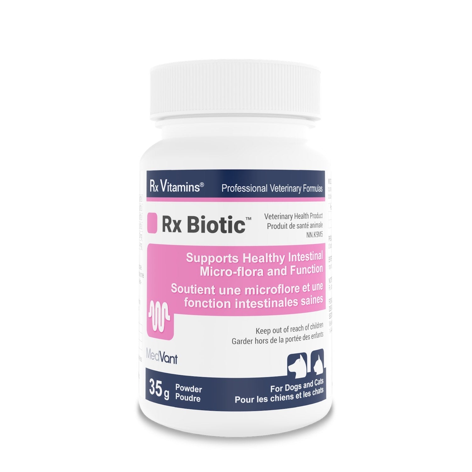 Rx Vitamins Rx Biotic multi-strain probiotic powder for dogs and cats
