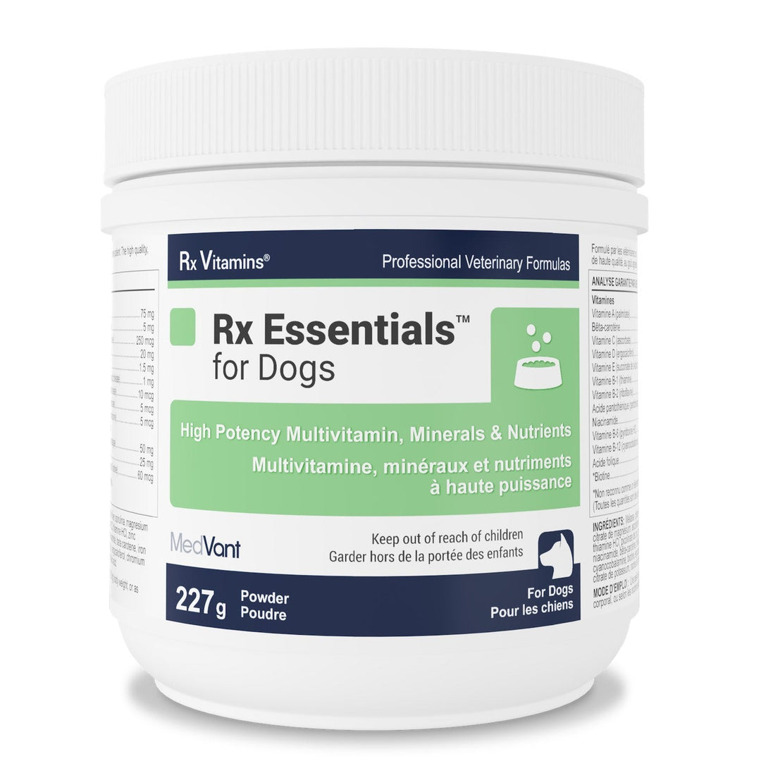 Rx Vitamins Rx Essentials multivitamin powder for dogs canister