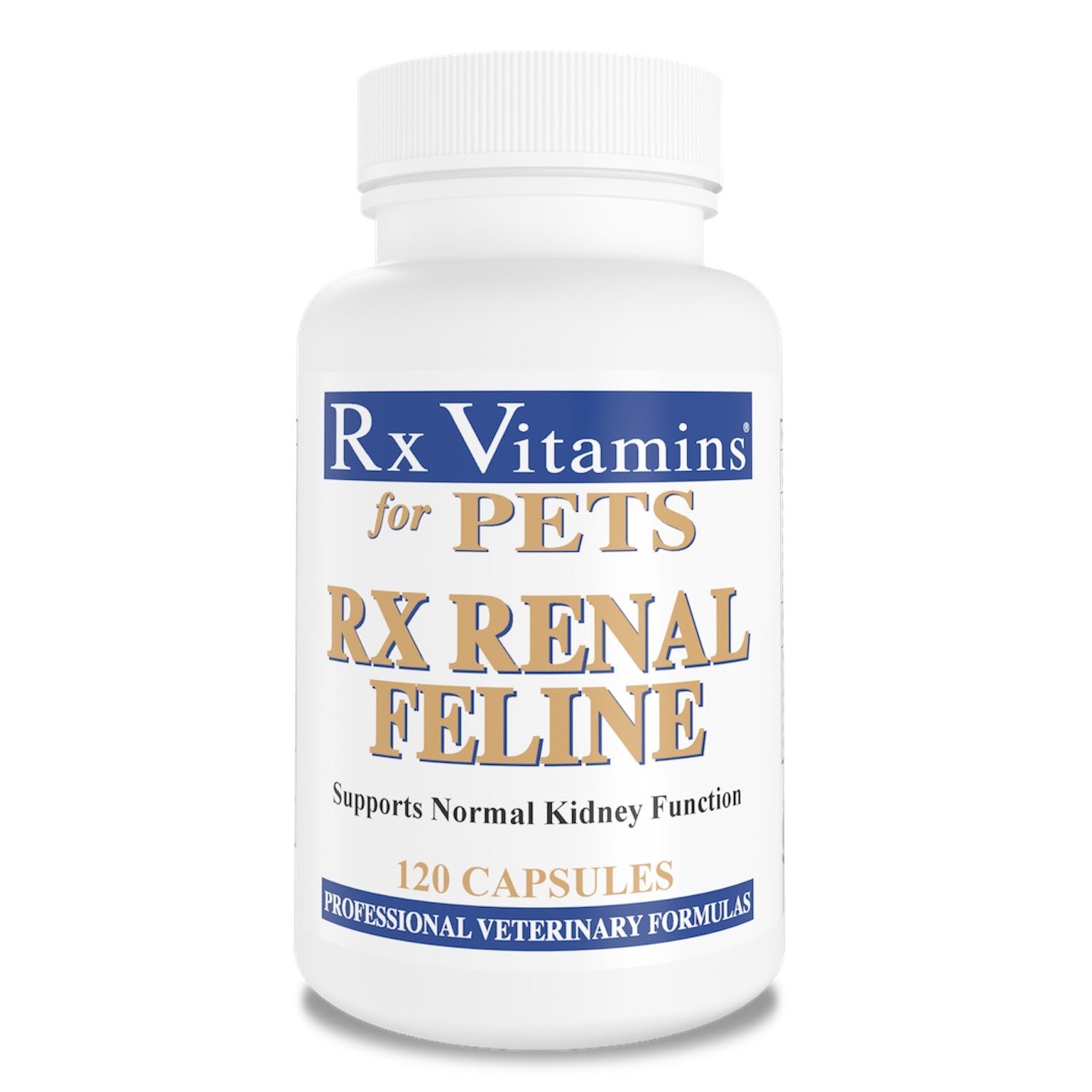 Rx Vitamins Rx Renal Feline kidney support capsules for cats 120 count