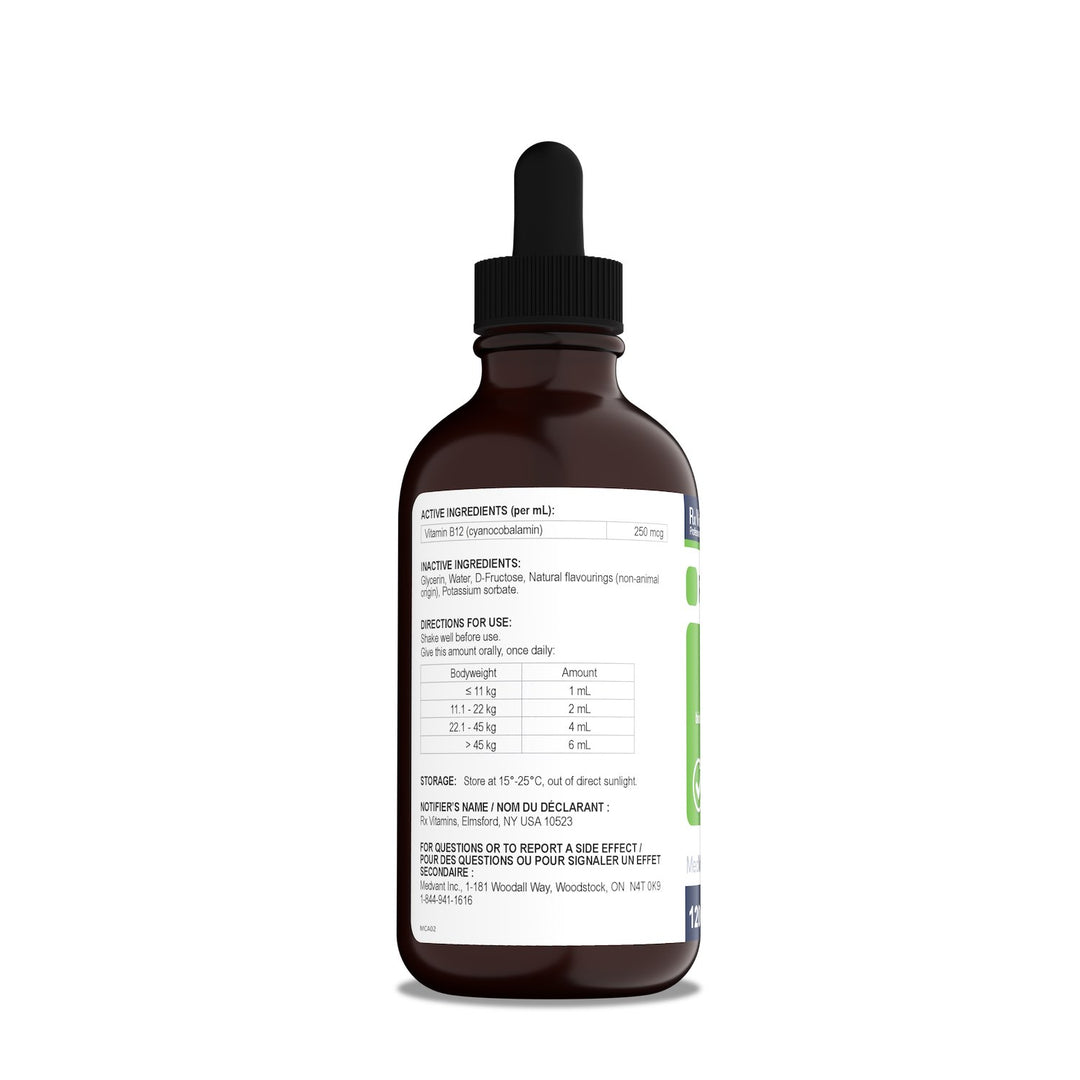 Rx Vitamins Rx Vitamin B12 Liquid for Dogs &amp; Cats