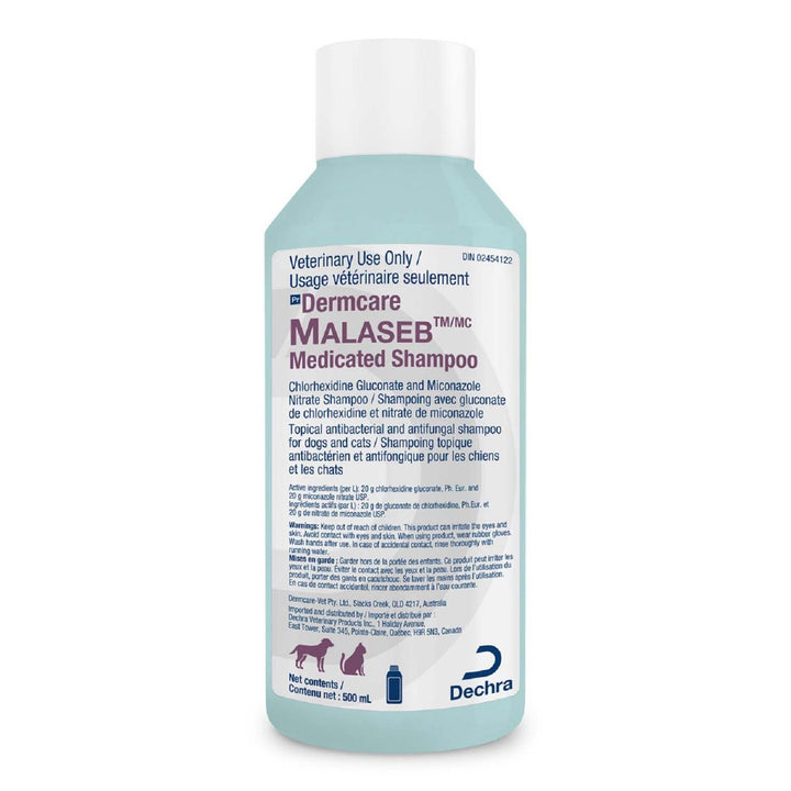 Dechra Malaseb Antifungal Antibacterial Shampoo for Dogs &amp; Cats 500ml