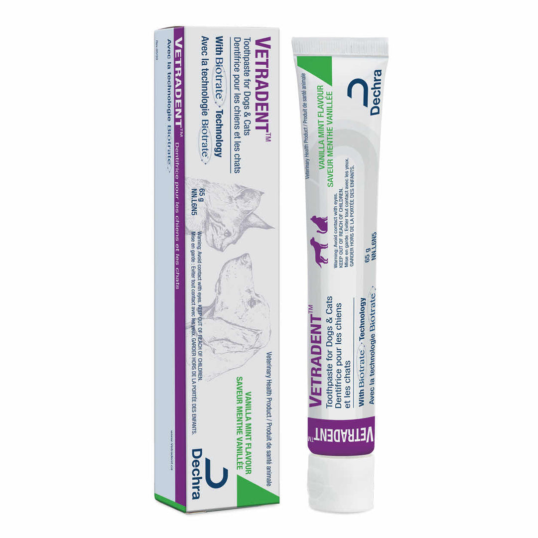 Dechra Vetradent Toothpaste for Dogs and Cats Vanilla Mint 65g