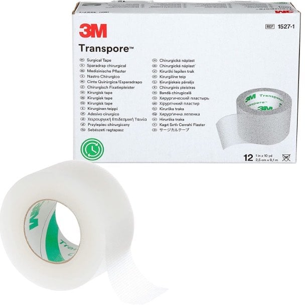 3M Transpore Transparent Surgical Tape for Dogs &amp; Cats