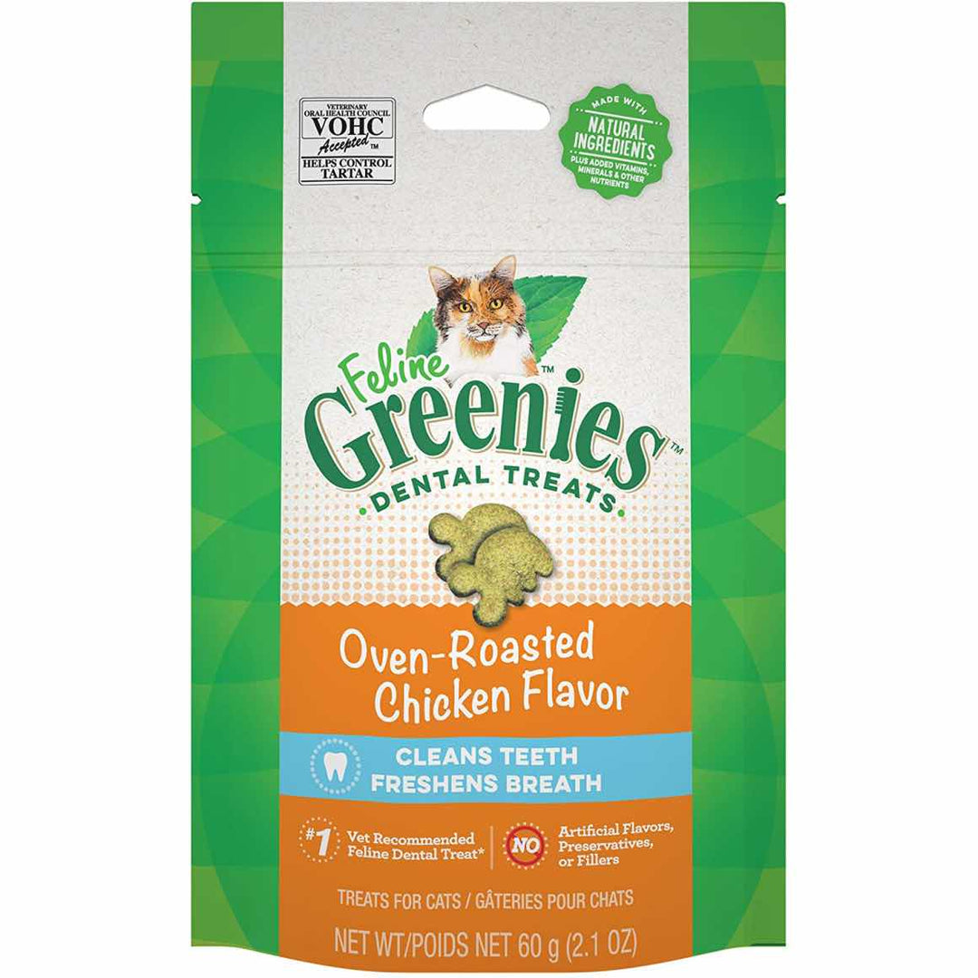 Greenies Dental Treats Salmon for Cats 60g