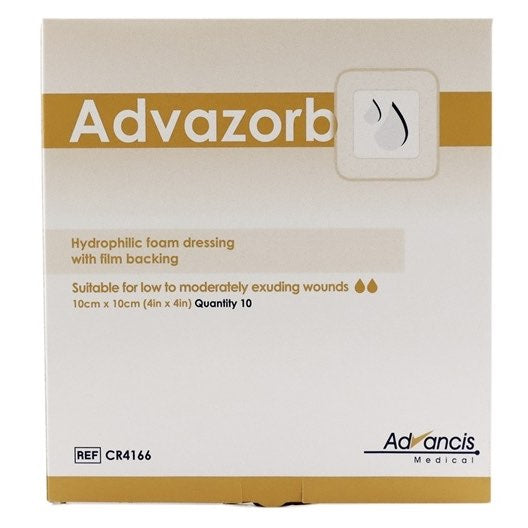 Advazorb Dressing 10cmx10cm, 10 units