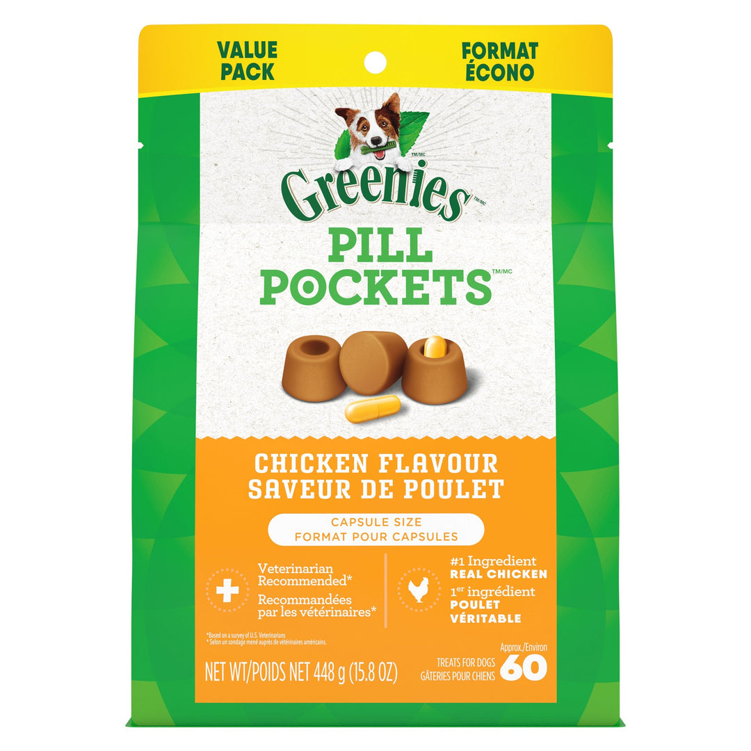 Greenies Pill Pockets capsule size for dogs 448 g
